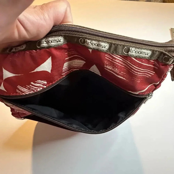 Lesportsac brown and rust cross body purse - Picture 4 of 9